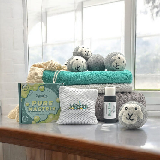 Reusable Eco-Friendly Laundry Bundle - Non-Toxic & Plastic-Free